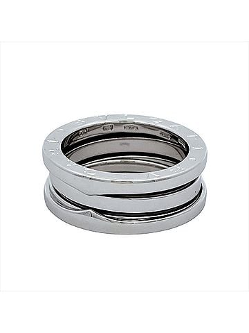 Bvlgari Bvlgari Bulgari B-zero1 2-band ring, size #51, 18KWG, 8.2g, white gold. (view 2)