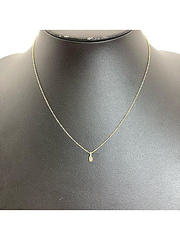 Tiffany & Co. Tiffany &amp; Co. By the Yard Necklace, 0.07ct Diamond, 18K Yellow Gold, 2.1g, Teardrop Design, Women's. (view 2)
