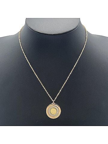 Cartier Cartier Round Trinity Necklace, 18K Pink Gold (16.8g), White (18K Gold), 3 Colors: Pink, White, Yellow, Women's. (view 2)