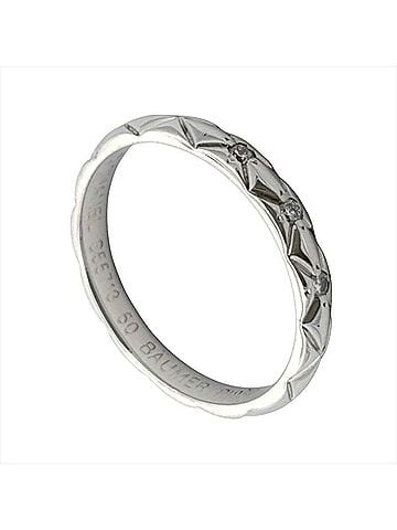 Chanel Chanel Coco Crush 3-Diamond Ring, Size #50, Platinum 950, 2.9g, Women's Ring (view 1)