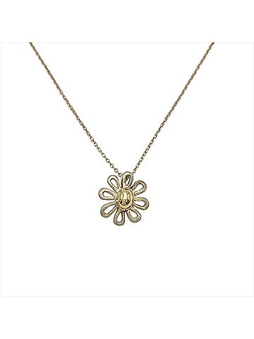 Tiffany & Co. Tiffany &amp; Co. Flower Daisy Necklace, SV925 (2.8g), 750 Silver, Elsa Peretti, Women's. (view 1)
