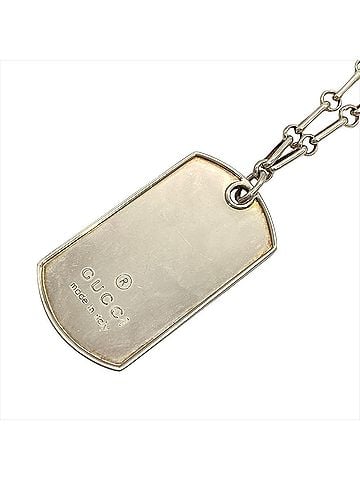 Gucci Gucci Dog Tag Chain Necklace, SV925, 33.5g (view 2)