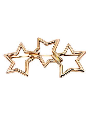 Tiffany & Co. Tiffany &amp; Co. Triple Star Brooch, 18K Yellow Gold, 13.4g, Women's. (view 1)