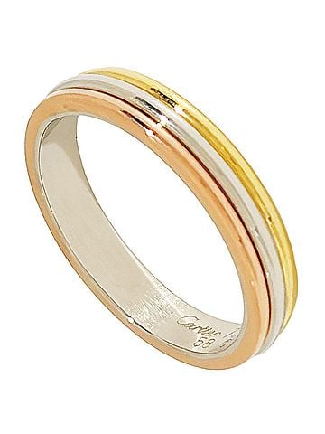 Cartier Cartier Vendôme Louis Ring, Size #58, 18K Yellow Gold (5.2g), White (18K Gold), Pink (3 colors: Yellow, Pink, White) (view 1)