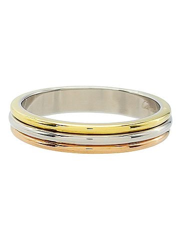 Cartier Cartier Vendôme Louis Ring, Size #58, 18K Yellow Gold (5.2g), White (18K Gold), Pink (3 colors: Yellow, Pink, White) (view 2)