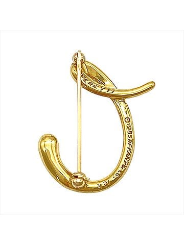 Tiffany & Co. Tiffany &amp; Co. Letter C Brooch, 18K Yellow Gold, 7.6g, Men's. (view 2)