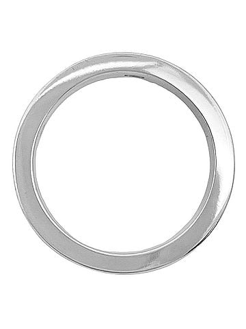 Bvlgari Bvlgari Bulgari B.zero1 Essential Band Ring, Diamond Approx. 18K White Gold, 6.0g, Women's (view 2)