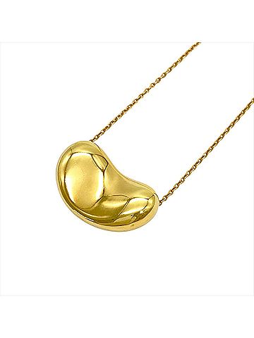 Tiffany & Co. Tiffany &amp; Co. Bean Large Design Necklace, 18K Yellow Gold, 6.9g, 39cm, Women's. (view 2)