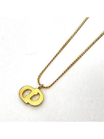 Christian Dior Christian Dior CD Logo Necklace, GP Gold, Women's (view 2)