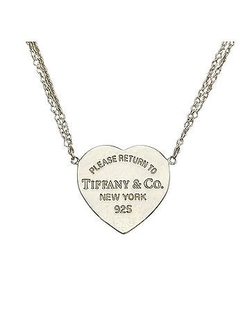 Tiffany & Co. Tiffany &amp; Co. Return to Heart Double Chain Necklace, SV925, 4.0g, Silver (view 1)