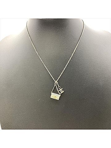 Chanel Chanel Matelassé Handbag Motif Necklace GPg Gold 05A Women's (view 2)