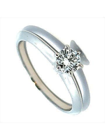 Tiffany & Co. Tiffany &amp; Co. Solitaire Ring, Diamond 0.3ct, Approx. 3.6g, Platinum 950, F VS1 Clarity, Women's. (view 1)