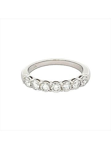 Tiffany & Co. Tiffany &amp; Co. Embrace 7-Diamond Ring, Platinum (Pt950), Approx. 3.8g, Women's Ring (view 2)