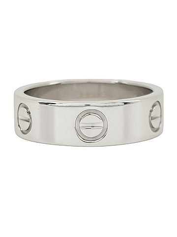 Cartier Cartier Love Ring Classic Ring, Size #52, 18K White Gold, 7.0g (view 2)