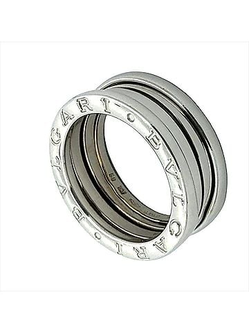Bvlgari Bvlgari Bulgari B-zero1 3-band ring, size #50, 18KWG, 8.1g, white gold. (view 1)