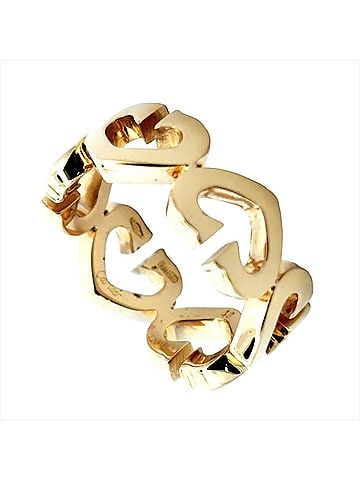 Cartier Cartier C Heart Ring, Size #49, 18K Yellow Gold, 6.4g, Women's. (view 1)