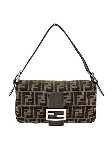 Fendi Fendi Zucca Mamma Bucket Shoulder Bag, Jacquard Leather, Brown, Silver Hardware, Women's (view 1)