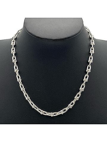 Tiffany & Co. Tiffany &amp; Co. Hardware Small Link Necklace 60153093 SV925 42.4g Silver Women's (view 1)