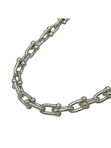 Tiffany & Co. Tiffany &amp; Co. Hardware Small Link Necklace 60153093 SV925 42.4g Silver Women's (view 2)