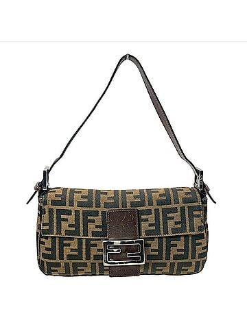 Fendi Fendi Zucca pattern Mamma Bucket shoulder bag, canvas, brown, silver hardware. (view 1)