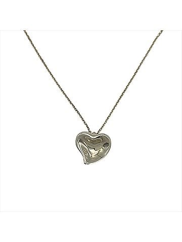 Tiffany & Co. Tiffany &amp; Co. Full Heart Necklace, SV925, 3.7g, Silver, Elsa Peretti, Women's. (view 1)