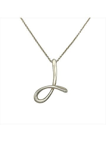 Tiffany & Co. Tiffany &amp; Co. Initial J Necklace, SV925, 5.5g, Silver, by Elsa Peretti (view 1)