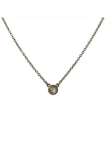 Tiffany & Co. Tiffany &amp; Co. By the Yard Necklace, Diamond, 18K Pink Gold, 2.1g, Elsa Peretti, Women's. (view 2)