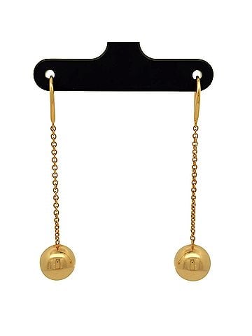 Tiffany & Co. Tiffany &amp; Co. Hardware Ball Earrings, 18K Pink Gold, 4.7g, Women's. (view 1)