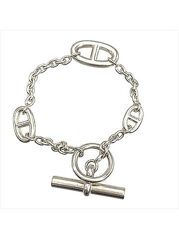 Hermès Hermes Chaine d'Ancre Farandole Bracelet, SV925, 25.3g, Silver, LG, Men's/Women's (view 1)