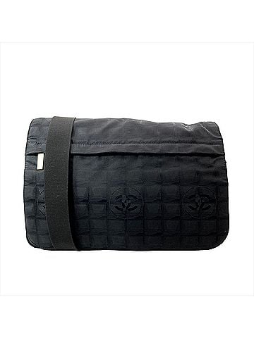 Chanel Chanel New Travel Shoulder Bag, Nylon, A29348, Black with Gold Hardware, Serial Number 10-series, Women's. (view 1)