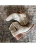FRYE 100% Leather White Boots Size 8 - photo 5