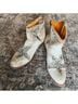 FRYE 100% Leather White Boots Size 8 - photo 4