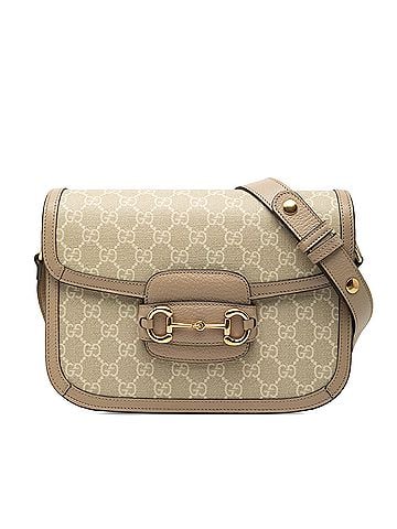 Gucci Medium GG Supreme Horsebit 1955 Shoulder Bag (view 1)