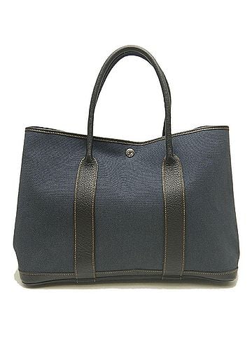 Hermès HERMES Garden Party PM Handbag, Toile H Denim Foncé, Women's, 253906 (view 2)