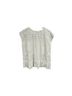 Sundance White Short Sleeve Blouse Size M - photo 2