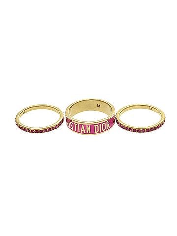 Christian Dior Christian Dior Code Triple Ring Metal 1 Gold Pink 0880 (view 1)