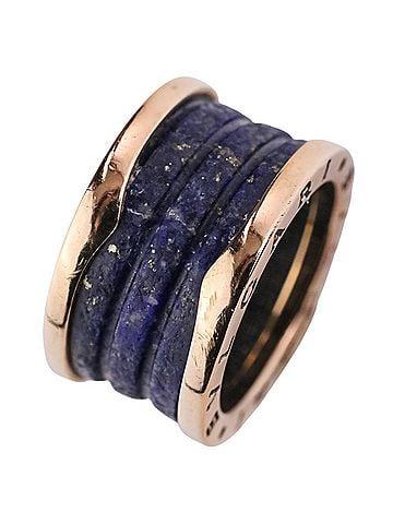 Bvlgari BVLGARI B-ZERO 1 18K Lapis Lazuli Ring (750 52 1) - Yellow Gold Women's (view 1)