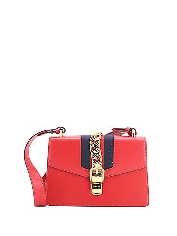 Gucci Sylvie Shoulder Bag Leather Small (view 1)