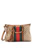 Gucci 100% Canvas Plain Brown Rania Convertible Top Handle Bag Web GG Canvas Medium One size - photo 1