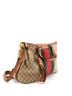 Gucci 100% Canvas Plain Brown Rania Convertible Top Handle Bag Web GG Canvas Medium One size - photo 3