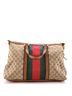 Gucci 100% Canvas Plain Brown Rania Convertible Top Handle Bag Web GG Canvas Medium One size - photo 4