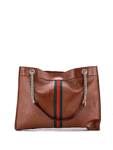 Gucci Rajah Chain Tote Leather Large (view 2)