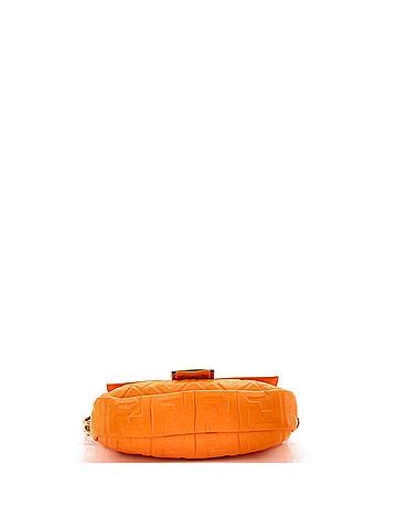 Fendi Baguette NM Bag Zucca Embossed Leather Medium (view 2)