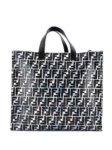 Fendi Shopper Tote Joshua Vides Zucca Coated Canvas Large (view 1)