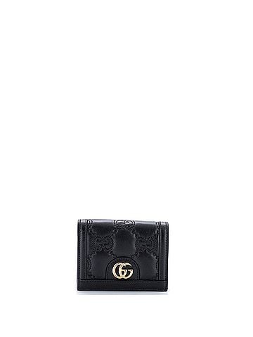 Gucci Ophidia Flap Card Case GG Matelasse Leather (view 1)