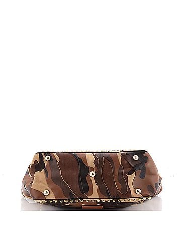 Valentino Garavani Rockstud Tote Camo Leather and Canvas Medium (view 2)