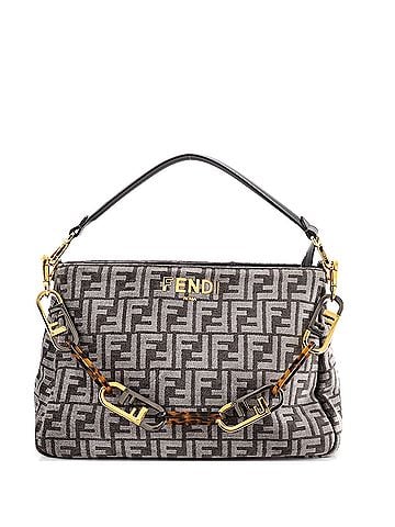 Fendi O'Lock Zip Shoulder Bag Zucca Chenille (view 1)