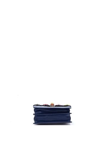 Fendi Eyelet Kan I Bag Leather with Crystals Small (view 2)