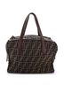 Fendi 100% Canvas Plain Brown Double Zip Tote Zucca Canvas Medium One size - photo 1