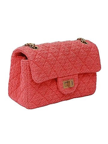Chanel CHANEL Chain Shoulder Bag 2.55 (Tweed Pink) for Women (view 2)